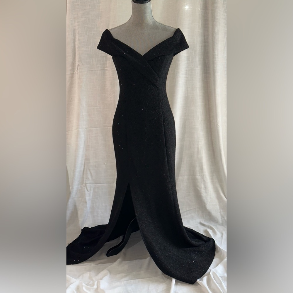 Eliza J Off Shoulder Gown
